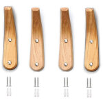 Pat�res en bois mural ? support mural en bois naturel porte - manteau de rangement mural simple en forme ...