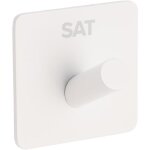 Pat�re murale adh�sive en acier inoxydable, blanc mat (haceknalep1hb) - swiss aqua technologies