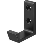 Patre simple droite noire 41 mm - par pice