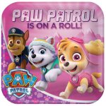 Paw patrol skye everest chase assiettes en carton 23 cm, 8 pi�ces.