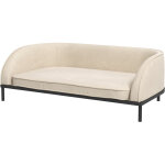 Canap chien lit pour chien chat design contemporain dim. 101l x 62p x 34h cm coussin moelleux velours ...