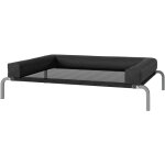 Transat pour animaux - lit pour chien - lit  pieds pour chien avec contour coussin dim. 110 x 75 x 30 ...