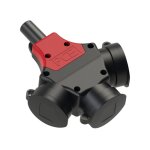 Pce - r�partiteur de courant de chantier monophas� en caoutchouc 16a 2p + t 230v ip44 24311 - sw