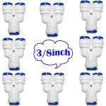 Pcs ro raccord osmoseur de filtre � eau, raccord type y 3 / 8  push - fit pour 3 / 8  (9. 5mm) tuyau ...