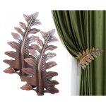 Pcs vintage grande feuille rideau embrasses rideau crochet draperie retenues rideaux porte - linge u ...