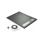 Pdd - receveur de douche extra plat premium gris ardoise ral 7016 80x160