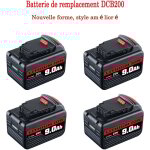Pdstation - pour dewalt 18v 9. 0ah xr nouveau style li - ion batterie dcb184 dcb182 dcb182 - xj dcb181 ...