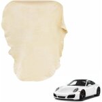 Peau de chamois voiture, peau de chamois, naturelle chamois�e cuir v�ritable verre miroir vitre, chiffons ...