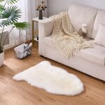 Peau de mouton synthétique, cozy sensation comme véritable laine tapis en fourrure synthétique, man - ... Peau de mouton synthétique, cozy sensation comme véritable laine tapis en fourrure synthétique, man - ...