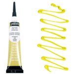 Cerne cold relief liner pour verre, peinture 3d gold rich 20ml - pebeo Cerne cold relief liner pour verre, peinture 3d gold rich 20ml - pebeo