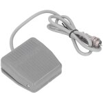 P�dale �lectrique mains libres, 1 contact no, 1 contact nc, c�ble de 1 m�tre avec prise aviation 2 broches ...