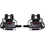 P�dales spd pour v�lo de spinning avec cages d'orteils pour p�dales � clip p�dales de plate - forme de ...