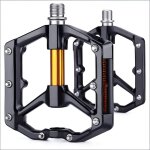 P�dales de v�lo avec r�flecteurs et 3 couches �tanches, en alliage d'aluminium, large plateforme, 9 / ...