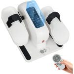 Pedalier d'appartement - sportnow - �cran led, t�l�commande et 12 vitesses r�glables - silencieux portable ...