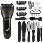 Pdicure lectrique rechargeable avec affichage numrique, limine la peau morte