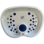 Pédiluve de luxe blanc et bleu pour piscine ou spa - pool systems Pédiluve de luxe blanc et bleu pour piscine ou spa - pool systems