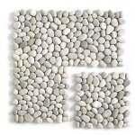 Pegane - carrelage de mosa�que (boite de 1m�) / galet de mer / maille d�corative aspect pierre coloris ...