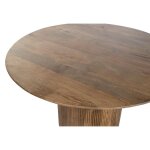 Pegane - table à manger, table repas ronde en bois massif coloris naturel - diamètre 120 x hauteur 76 ... Pegane - table à manger, table repas ronde en bois massif coloris naturel - diamètre 120 x hauteur 76 ...