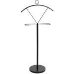 Valet de nuit , valet de chambre en mtal coloris noir - longueur 51 x profondeur 28 x hauteur 117 cm ...