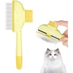 Peigne pour chat, peigne autonettoyant pour chat, peigne de toilettage pour animaux avec bouton de d�verrouill ...