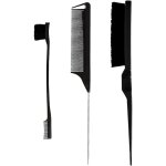 Peigne de cheveux, set brosse � taquiner, peigne � double tranchant, coiffure, queue de rat, accueil, ...