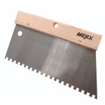 Peigne � colle manche bois 220mm u 6x6 mejix 180231