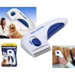 - peigne �lectrique, brosse, parfait pour les poils de chat et de chien, piles anti - puces -