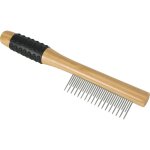 Peigne fin 21. 5 cm pour chien  poils long zolux