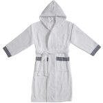 Peignoir adulte  capuche en coton ponge s