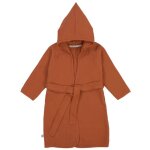 Peignoir bb - gaze de coton - 100 % coton - terracotta - 24 - 36 mois
