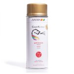 Peinture acrylique en arosol dore 400 ml pour travaux manuels