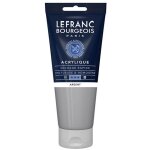 Peinture acrylique - argent - 710 - fine - lefranc bourgeois - tube 200ml