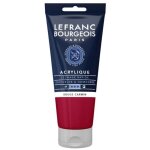 Peinture acrylique en tube rouge carmin 80ml lefranc & bourgeois