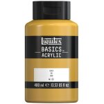 Peinture acrylique - liquitex - basics - 400ml - couleur or - qualit� professionnelle