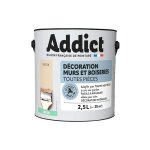 Peinture acrylique murs et boiseries castor satin 2. 5l.