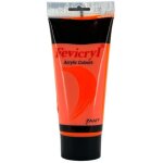 Peinture acrylique en tube orange fluo 200ml - amt