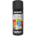 Peinture a�rosol bravo nespoli - noir ral 9005 0, 4 l