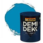 Peinture bois - demi dekk ultimate - lasure opaque satin�e - ral 5012 - 0, 75l - bleu clair