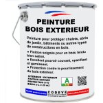 Peinture bois exterieur - 20 l - codeve bois - ral 9005 - noir fonc� - ext�rieures pour la protection ...