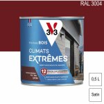 Peinture bois ext�rieur climats extr�mes ral 3004 rouge basque satin 0, 5l v33