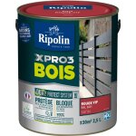Ripolin - peinture pour bois intrieur et extrieur - satin - 2, 5l - rouge vif ral 3031