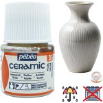 Peinture c�ramique � froid, d�coration d�corative, r�sistante pebeo 30 perle 45ml
