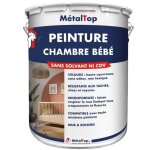 Peinture chambre bebe - pot 1 l - 1000 - beige vert metaltop