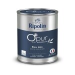 Ripolin - peinture couleur  base de rsine biosource  97% - satin - 0, 5l - bleu hao