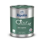 Peinture couleur � base de r�sine biosourc�e � 97% - satin - 0, 5l - vert zapfino - ripolin