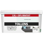Tollens - peinture couleurs - ultra rsistante satin - touche de gris - 2, 5l + 20%