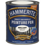 Peinture direct sur rouille laqu� blanc pur 0, 75 l - ral 9010 - hammerite