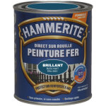 Peinture direct sur rouille laqu� bleu nuit 0, 75 l - ral 5001 - hammerite