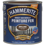 Peinture direct sur rouille laqu� brun ch�taigne 2, 5 l - ral 8028 - hammerite