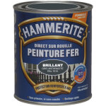 Peinture direct sur rouille laqu� gris anthracite 0, 75 l - ral 7016 - hammerite